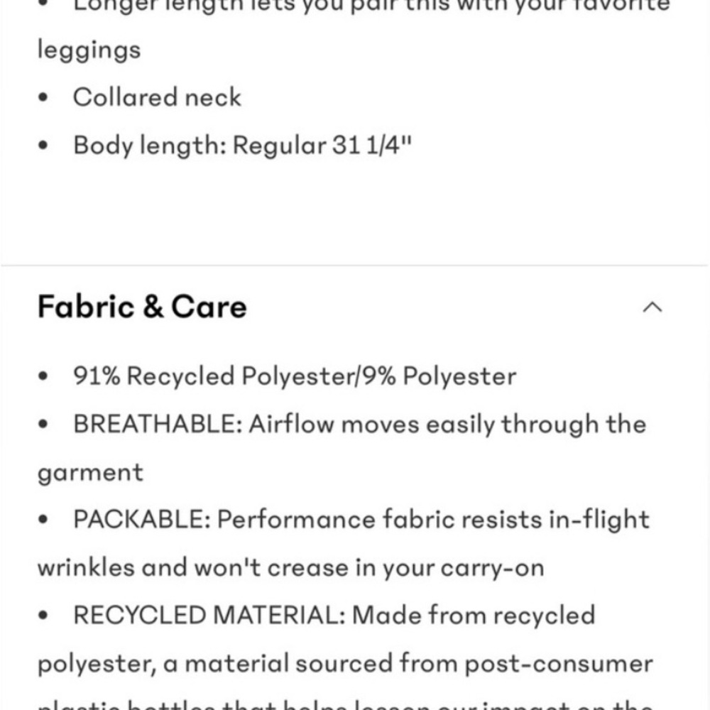 Athleta Women's MVP button-down NWT - image 6